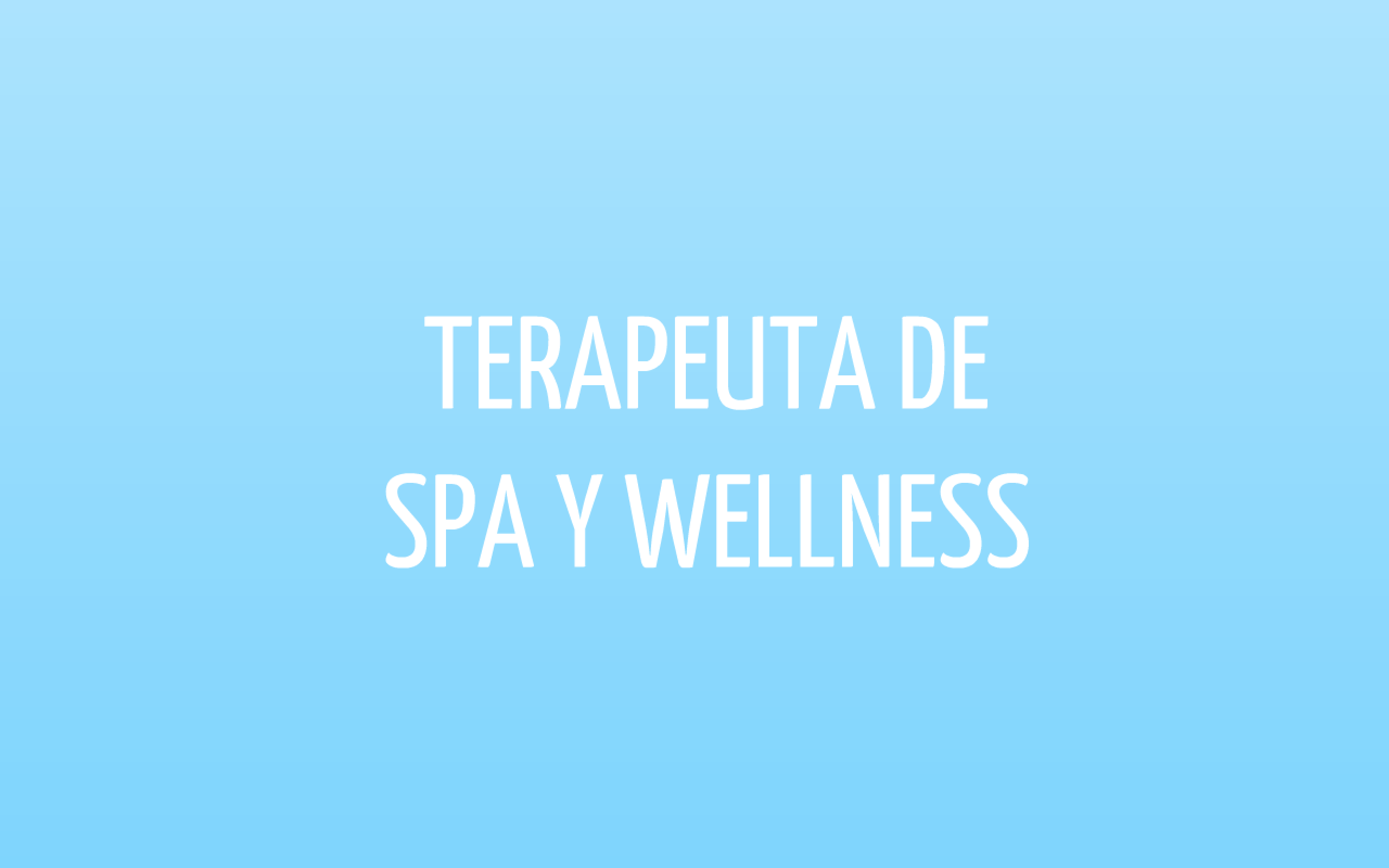 Terapeuta de Spa y Wellness (6ª edición) FA016